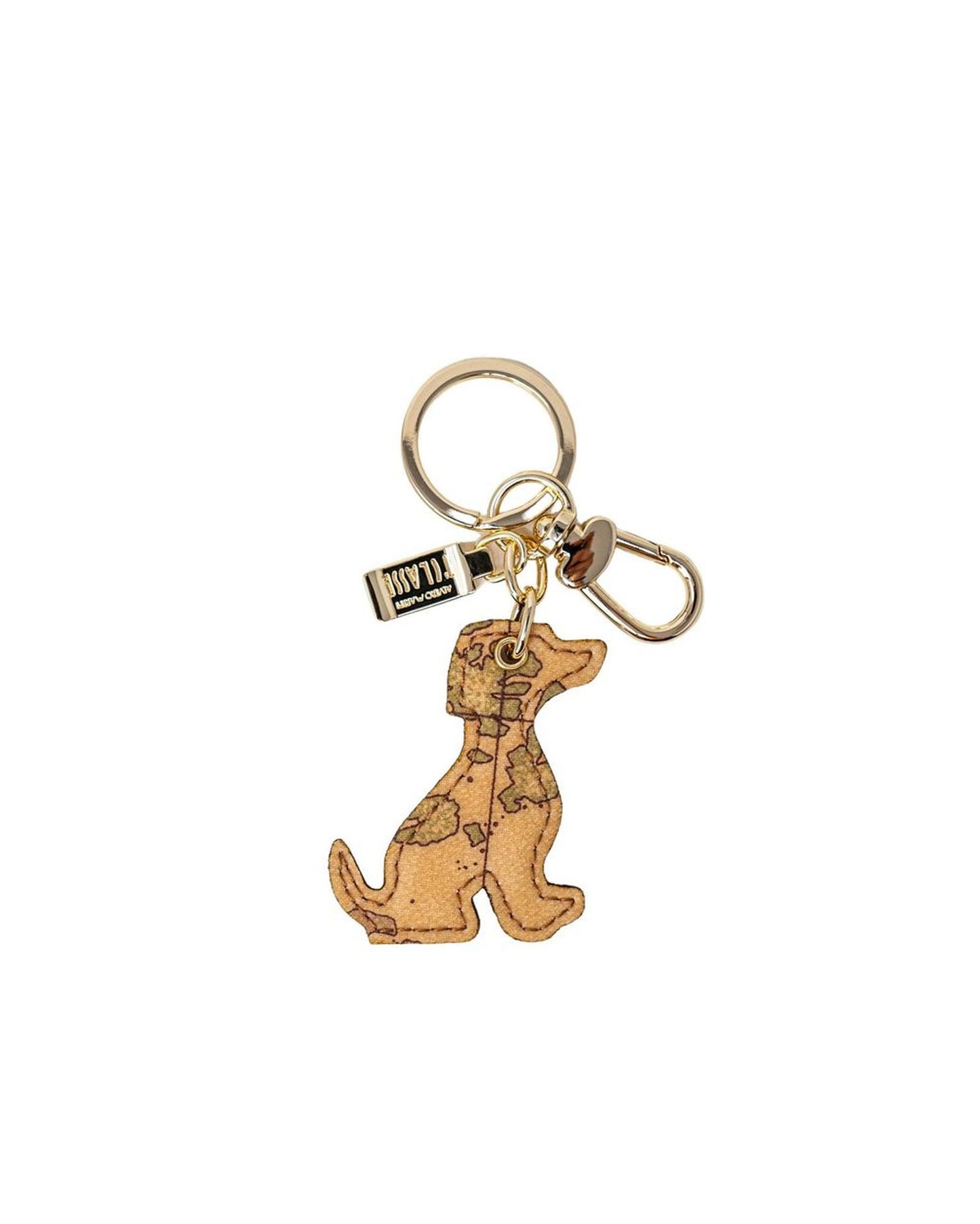 Alviero Martini Prima Classe Women's Beige Leather Keychain - One Size