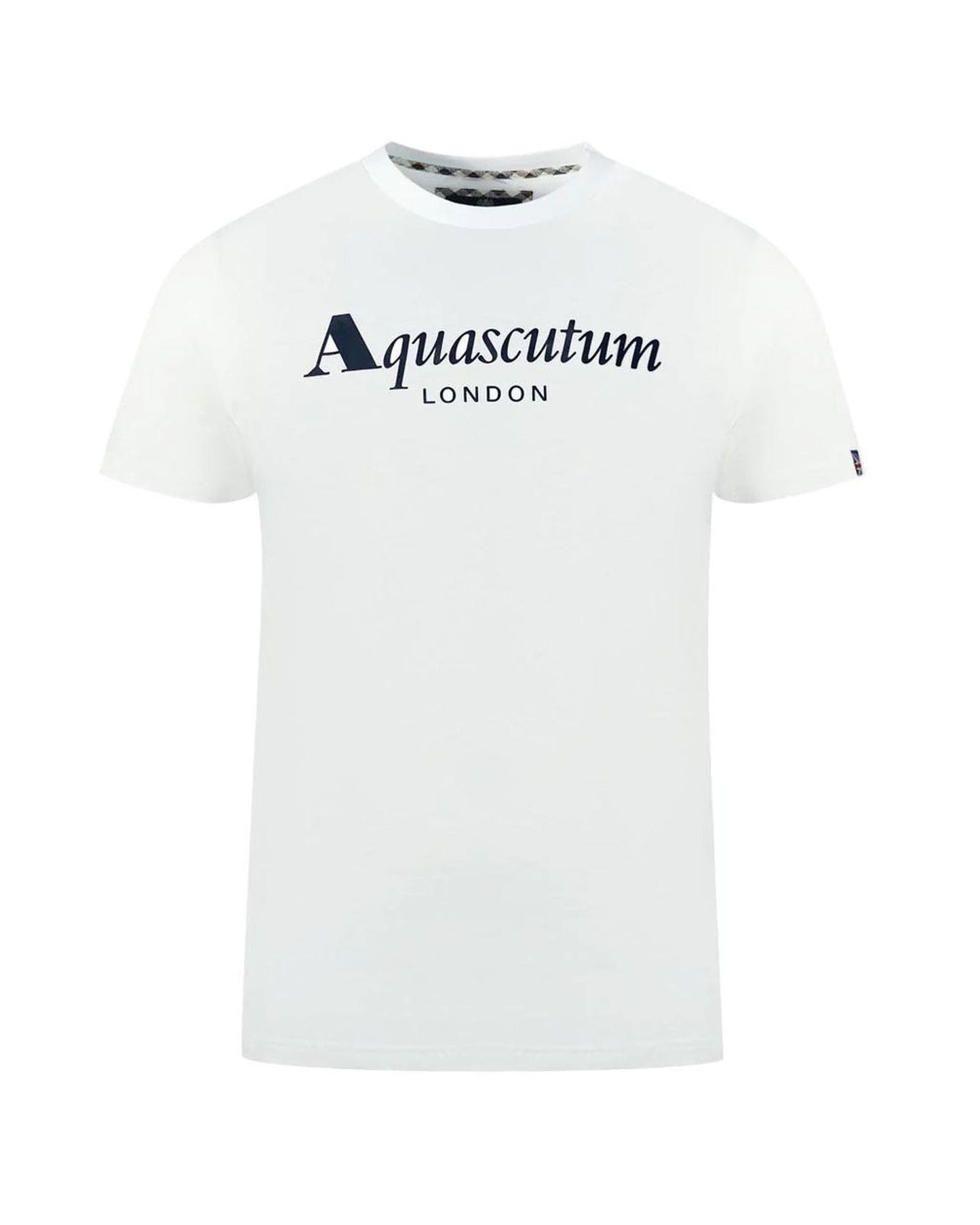 Aquascutum Men's White Cotton T-Shirt - M