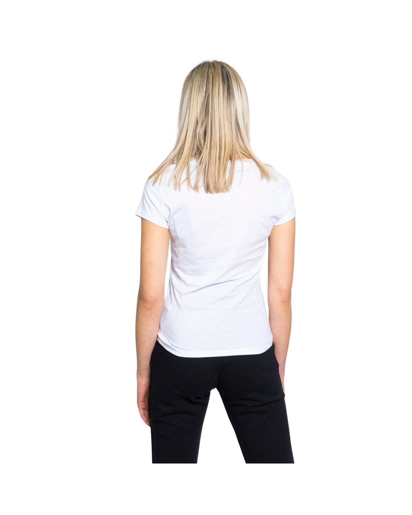 Armani Exchange Women's White Cotton Tops & T-Shirt - XL