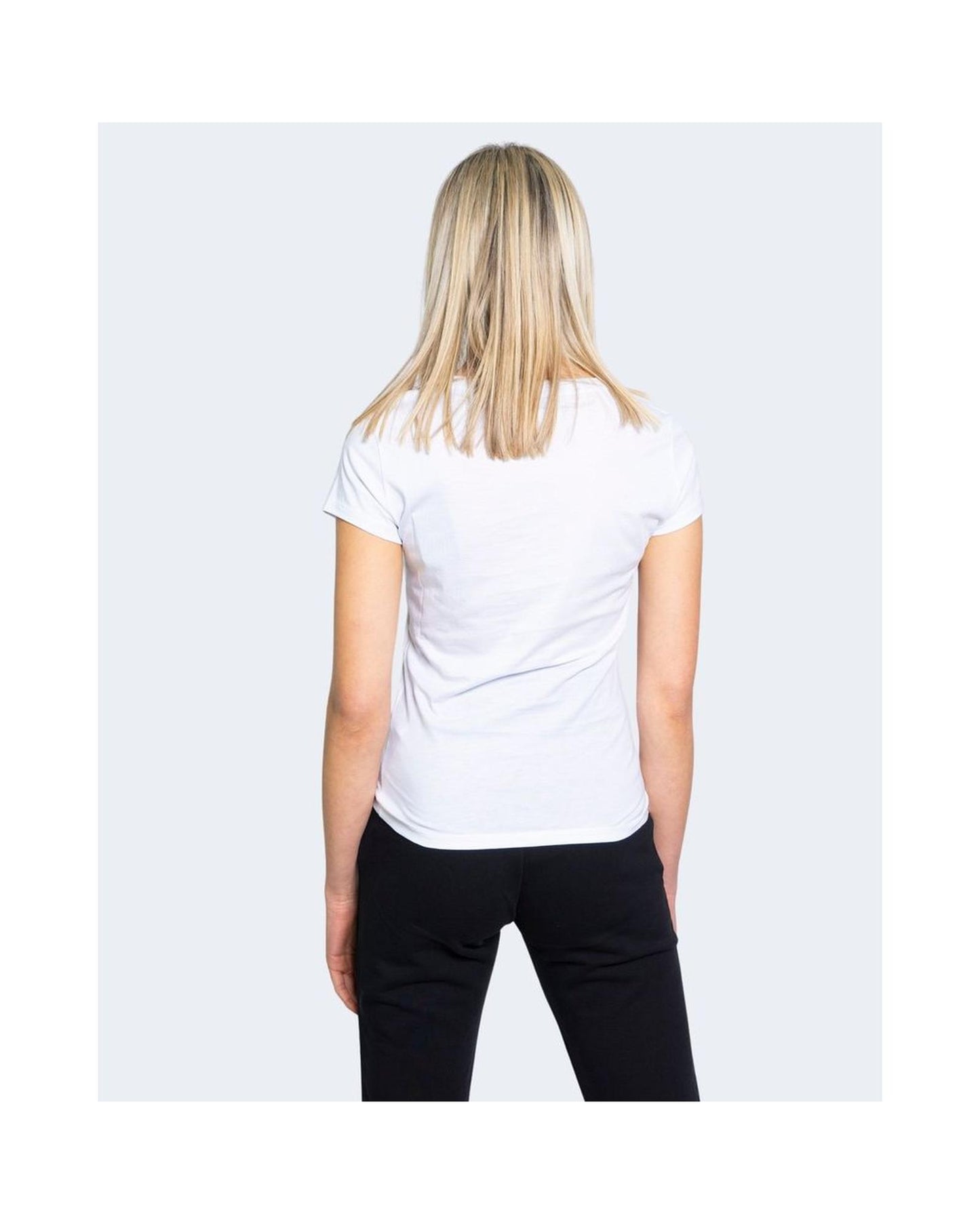 Armani Exchange Women's White Cotton Tops & T-Shirt - XL
