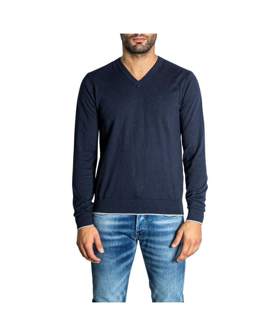 Armani Exchange Men's Blue Cotton T-Shirt - 44 IT