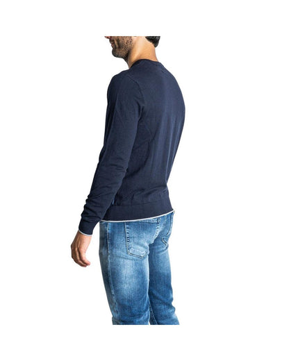 Armani Exchange Men's Blue Cotton T-Shirt - 44 IT