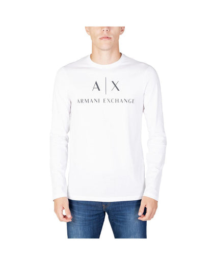 Armani Exchange Men's White Cotton Shirt - 44 IT