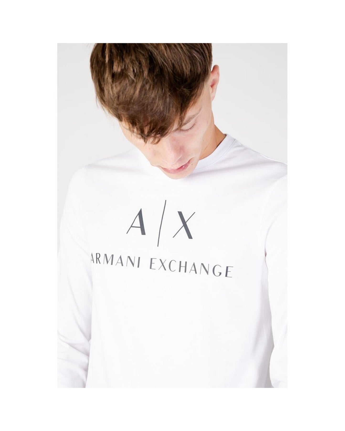 Armani Exchange Men's White Cotton Shirt - 44 IT