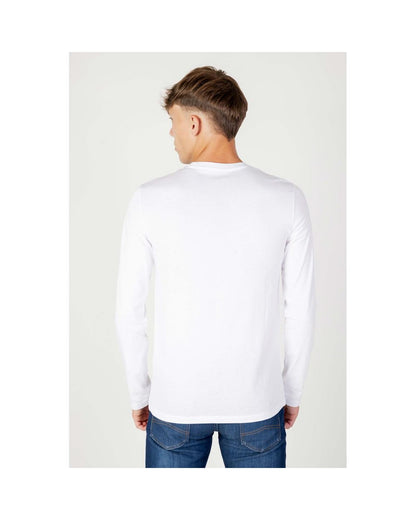 Armani Exchange Men's White Cotton Shirt - 44 IT
