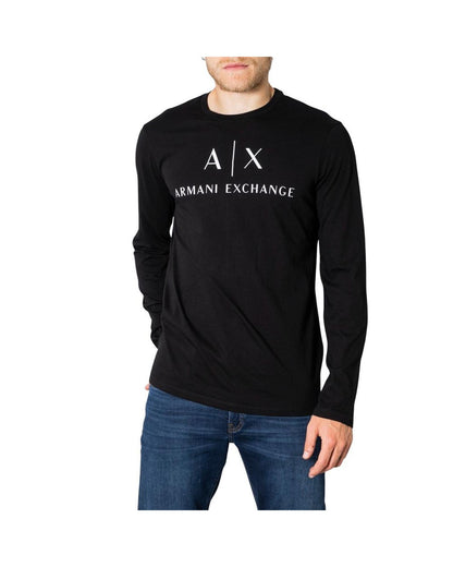 Armani Exchange Men's Black Cotton Shirt - 44 IT