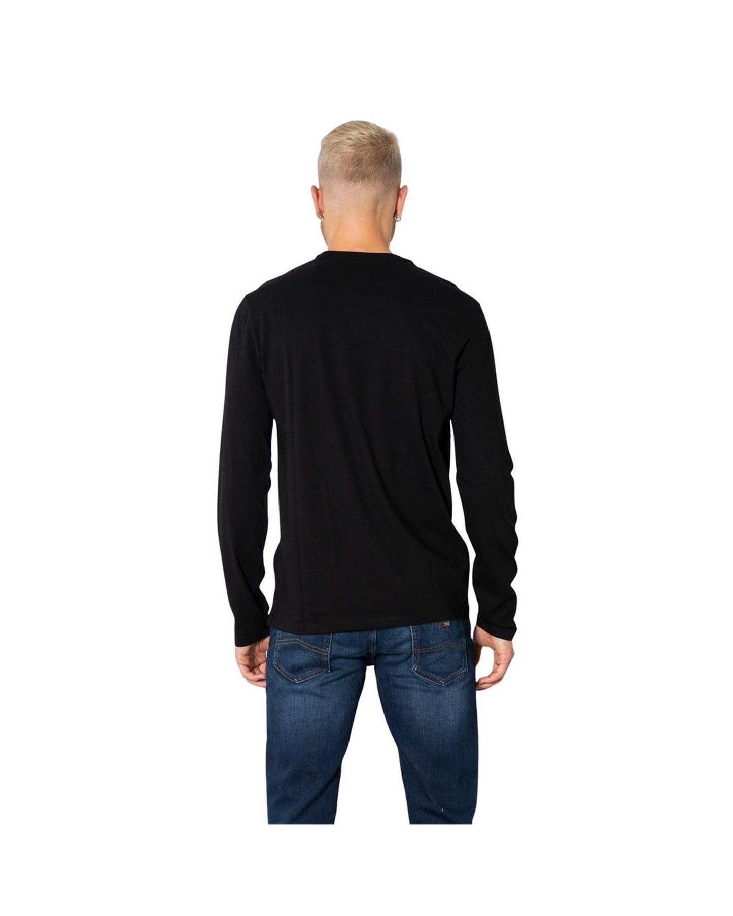 Armani Exchange Men's Black Cotton Shirt - 44 IT