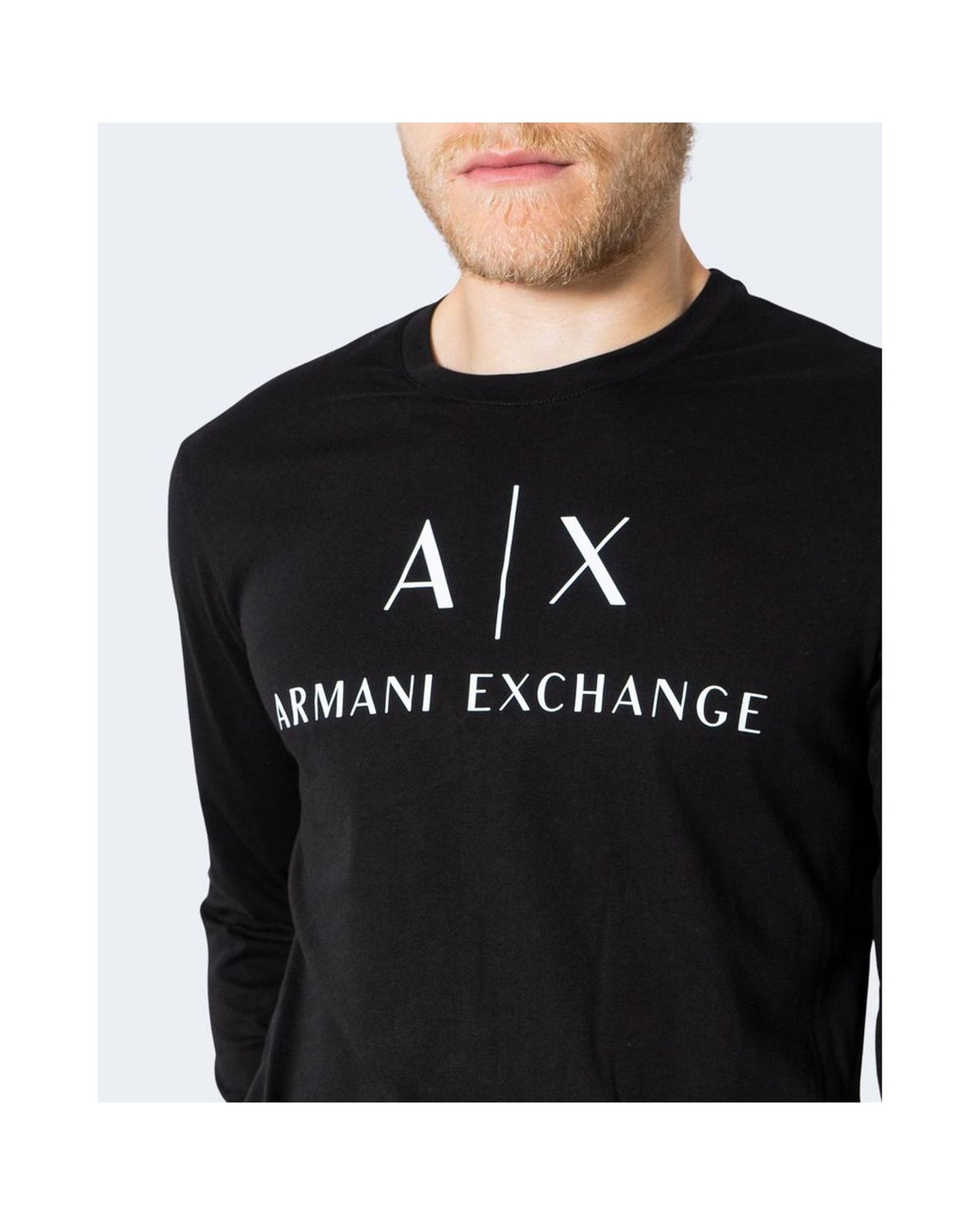 Armani Exchange Men's Black Cotton Shirt - 44 IT