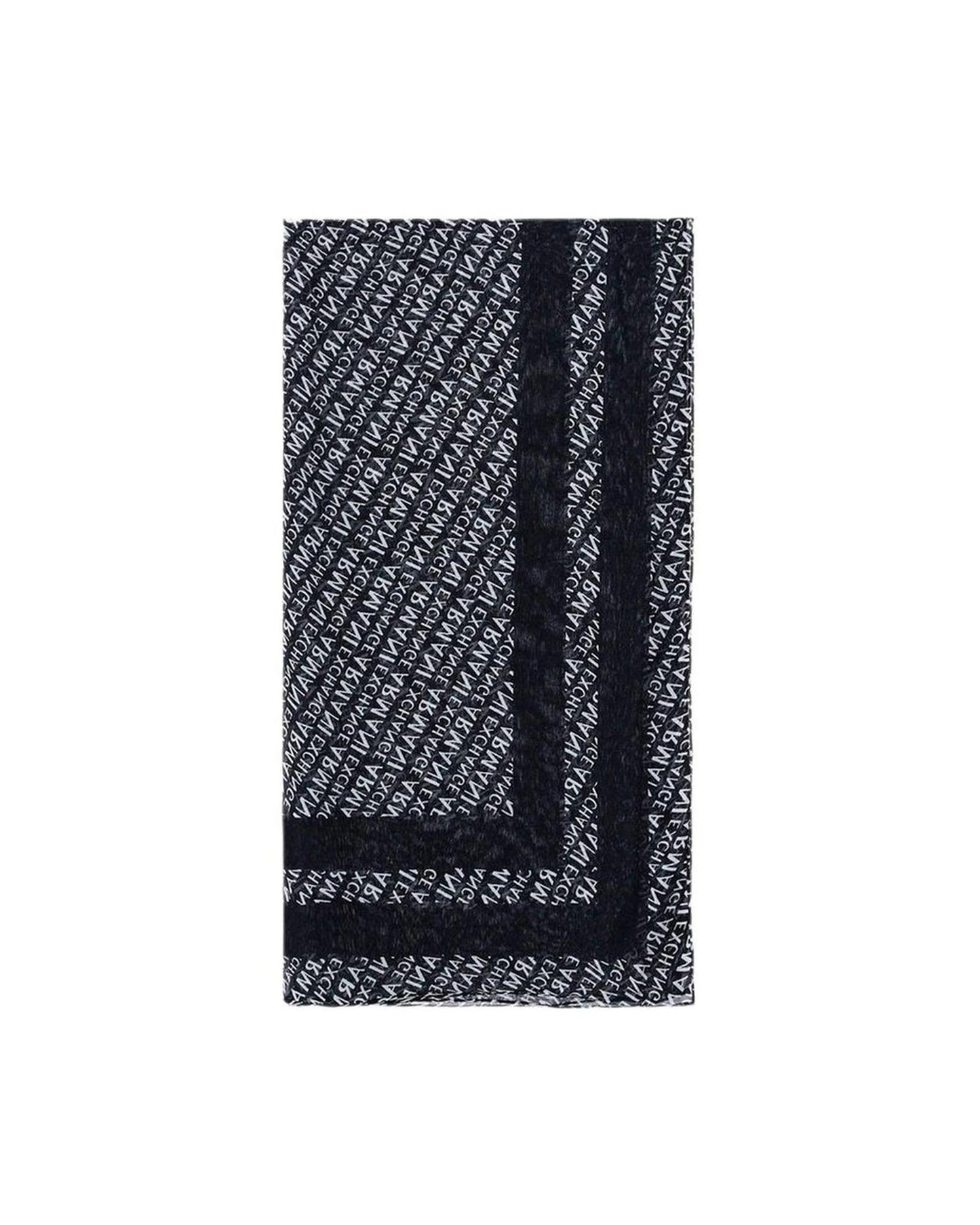 Armani Exchange Women's Black Modal Scarf - One Size