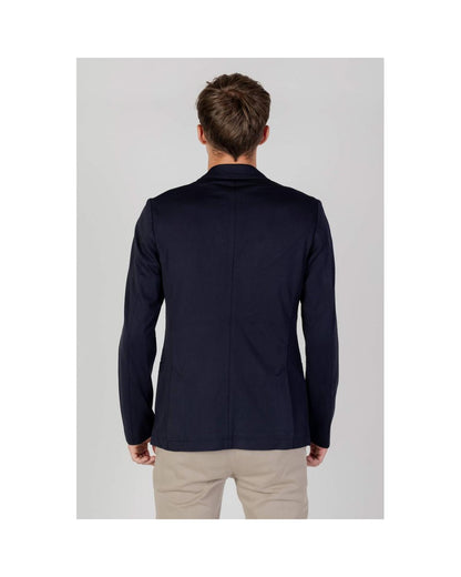 Armani Exchange Men's Blue Viscose Blazer - 44 IT