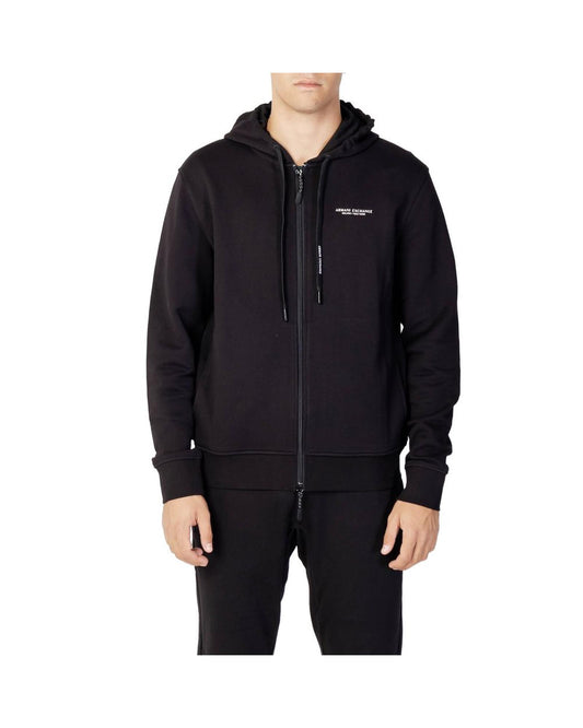 Armani Exchange Men's Black Cotton Sweater - 44 IT