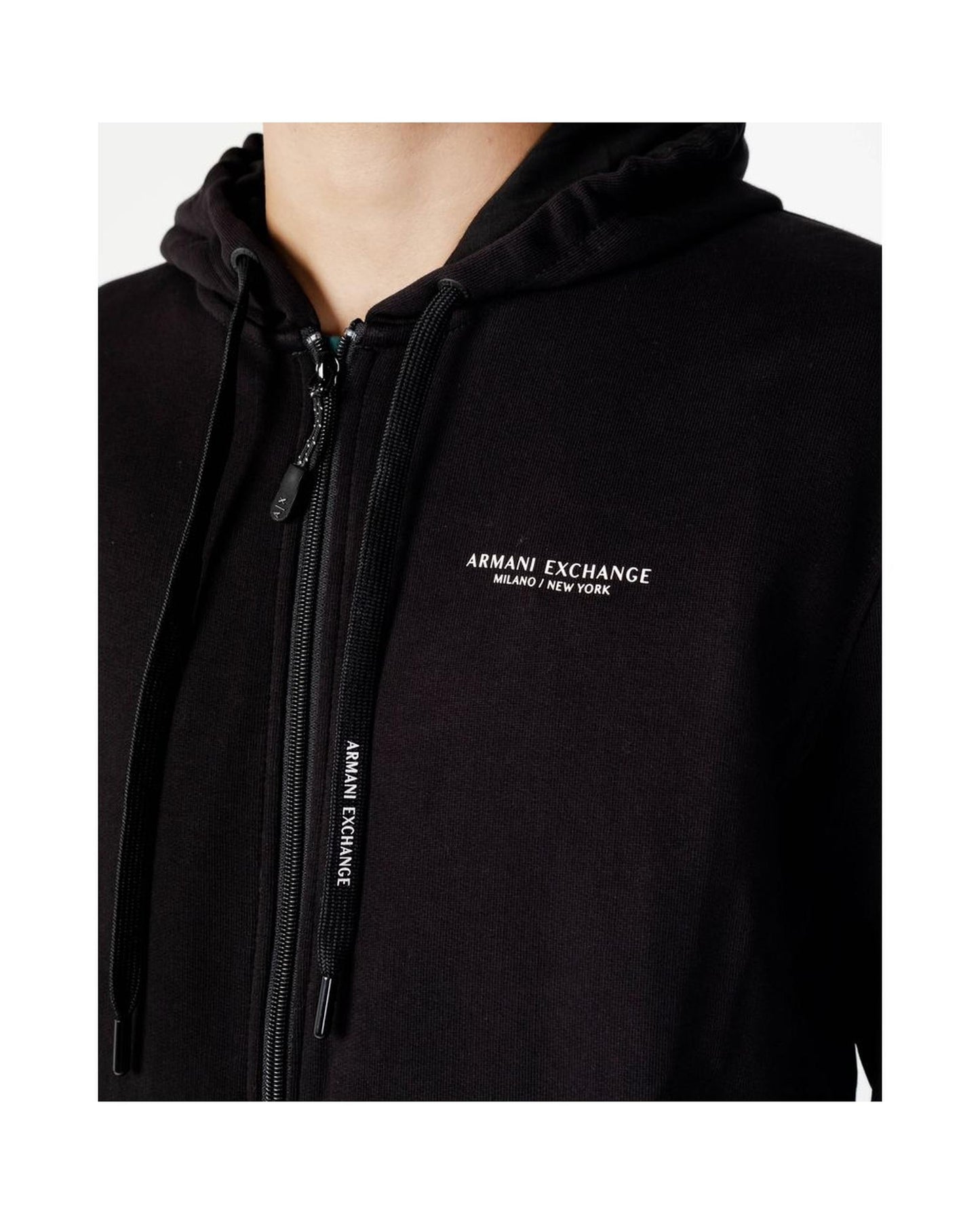 Armani Exchange Men's Black Cotton Sweater - 44 IT