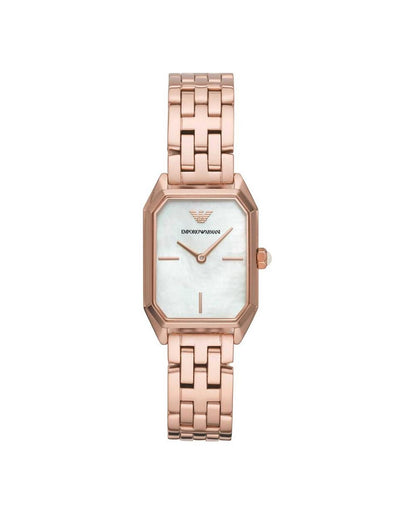 Armani Women's Rose Gold Steel Watch - One Size