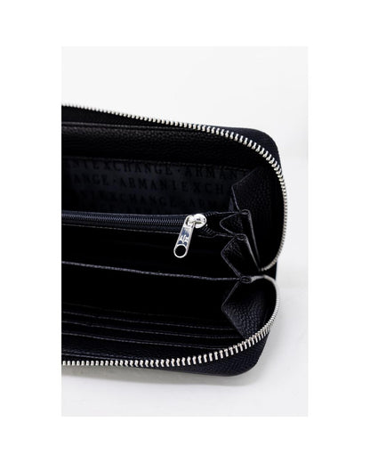 Armani Exchange Men's Black Polyethylene Wallet - One Size