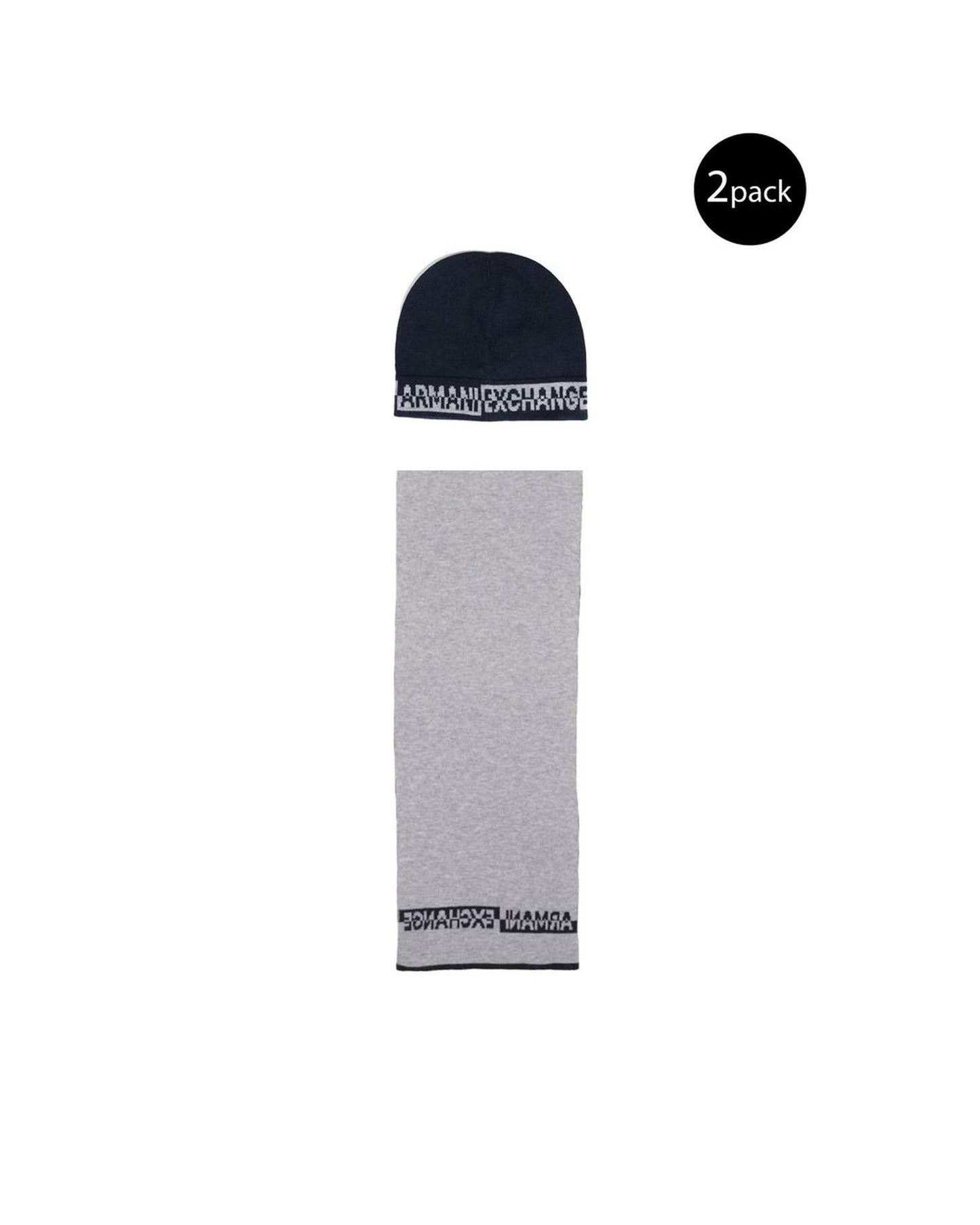 Armani Exchange Men's Blue Polyamide Scarf - One Size