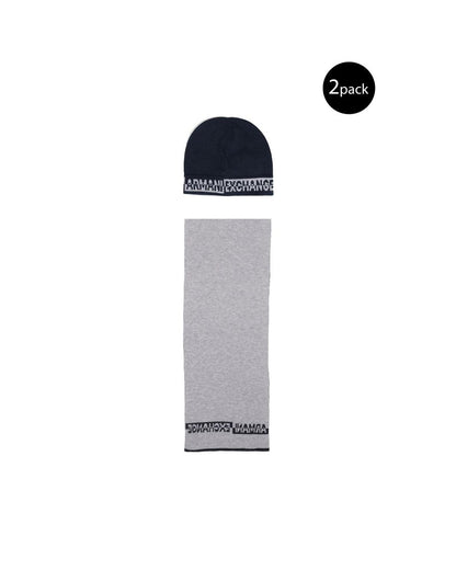 Armani Exchange Men's Blue Polyamide Scarf - One Size