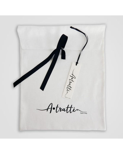 ATratti Women's Elegant White Stretch Viscose Tee - S