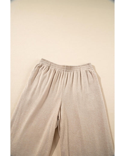 Oatmeal 3-Piece Cozy Knit Lounge Set - S