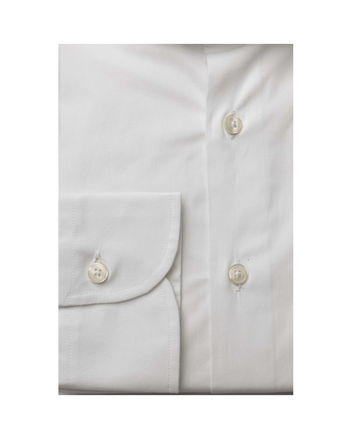 Bagutta Men's White Cotton Shirt - XL