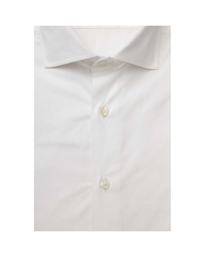 Bagutta Men's White Cotton Shirt - XL