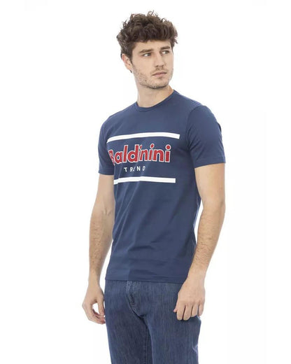 Baldinini Trend Men's Blue Cotton T-Shirt - M