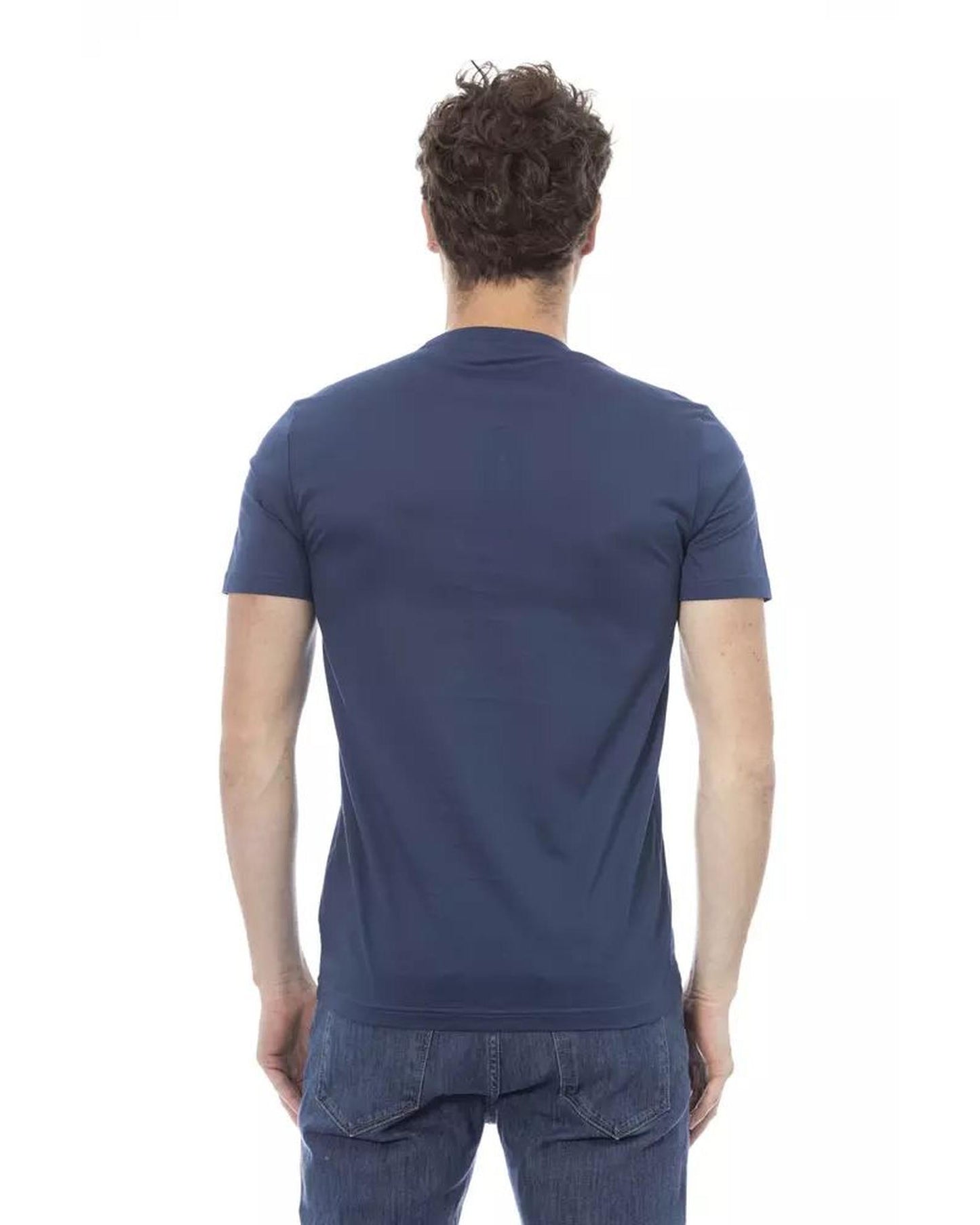 Baldinini Trend Men's Blue Cotton T-Shirt - M