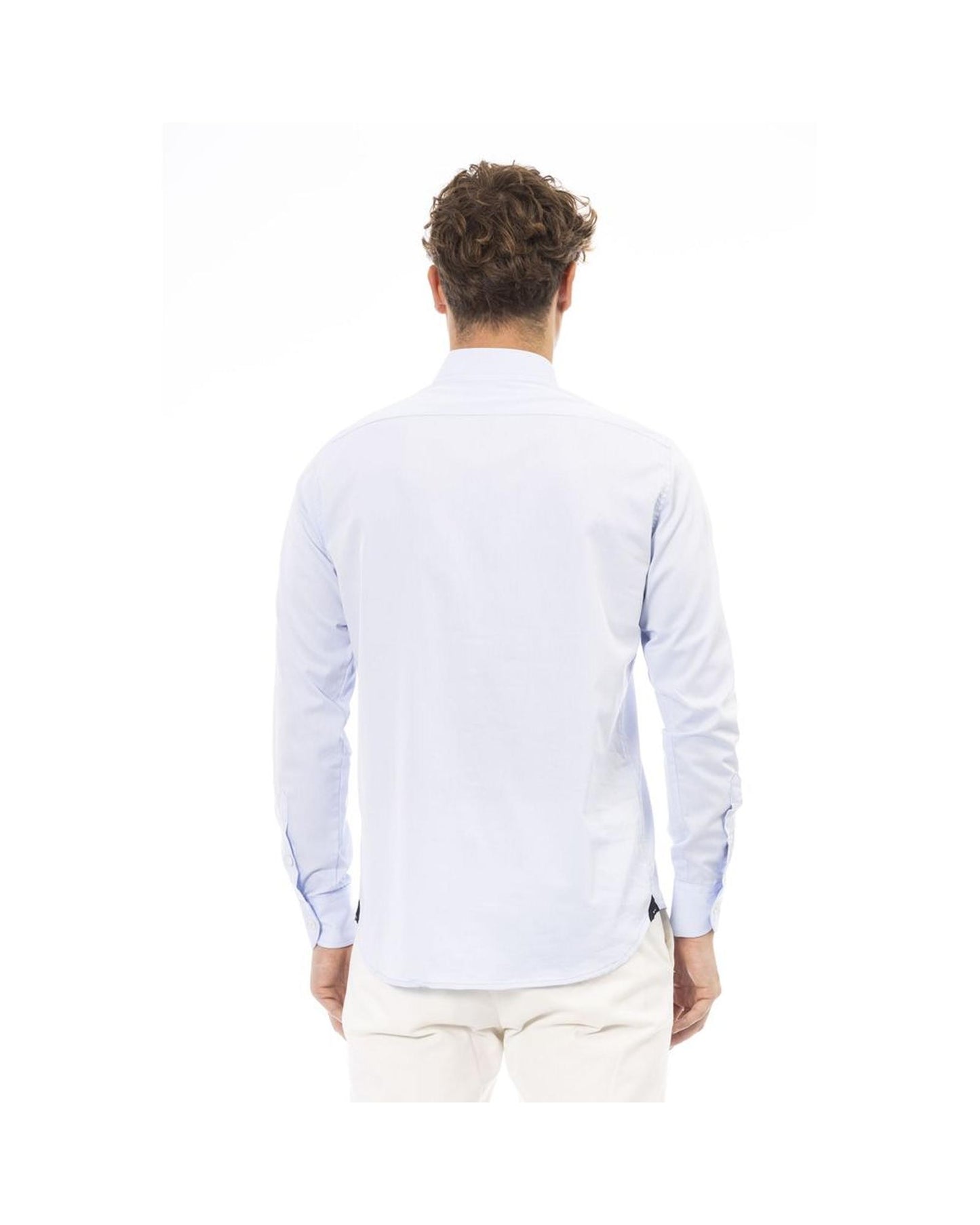 Baldinini Trend Men's Light Blue Cotton Shirt - M