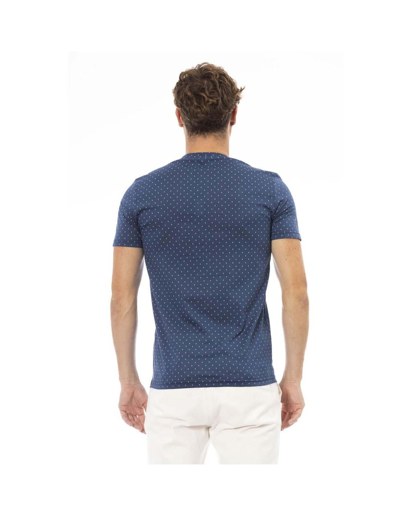 Baldinini Trend Men's Blue Cotton T-Shirt - L