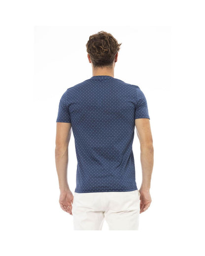 Baldinini Trend Men's Blue Cotton T-Shirt - S