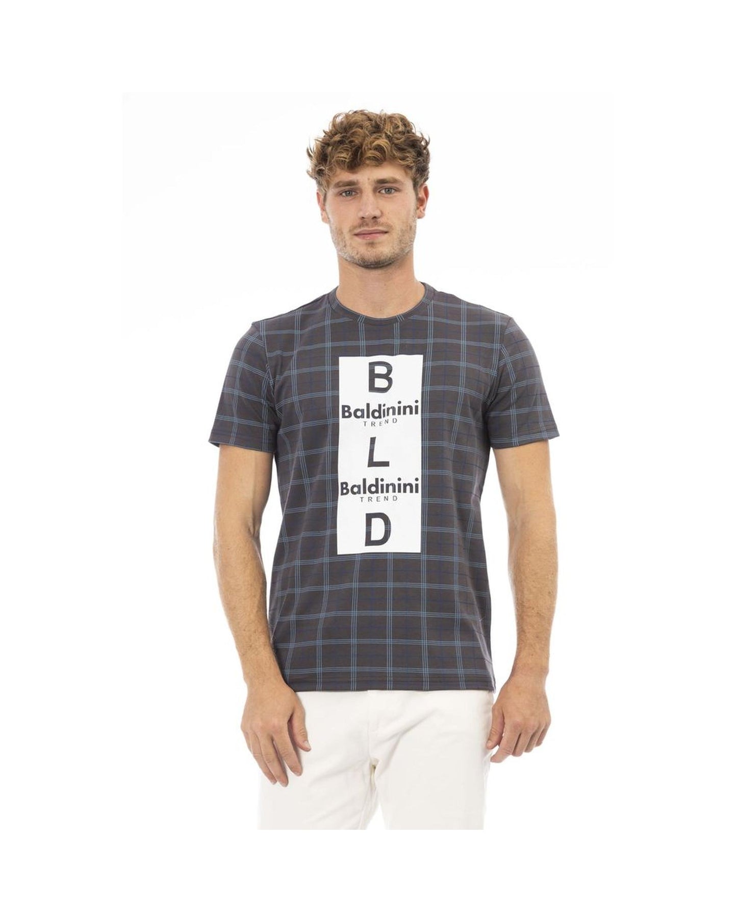 Baldinini Trend Men's Gray Cotton T-Shirt - L