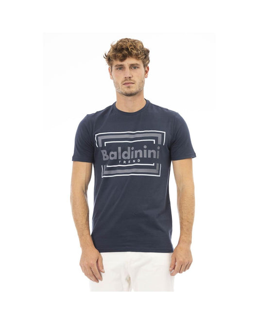 Baldinini Trend Men's Blue Cotton T-Shirt - M