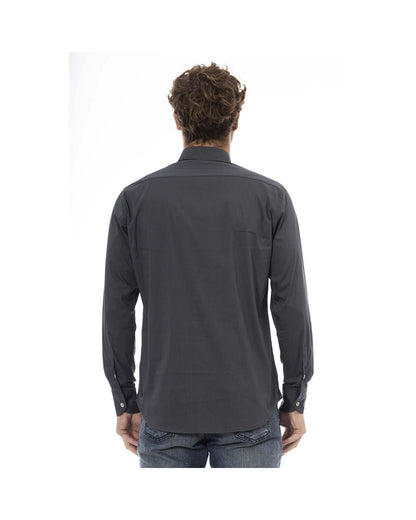 Baldinini Trend Men's Gray Cotton Shirt - M