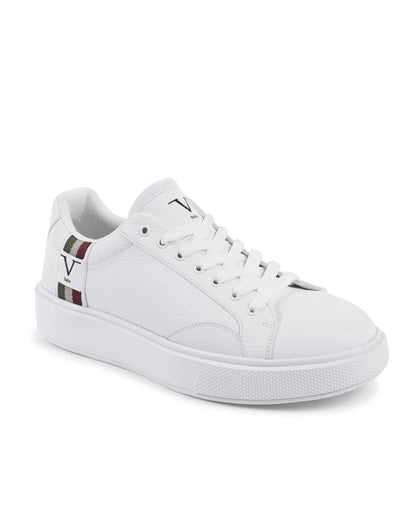 Synthetic Leather Sneakers - 45 EU