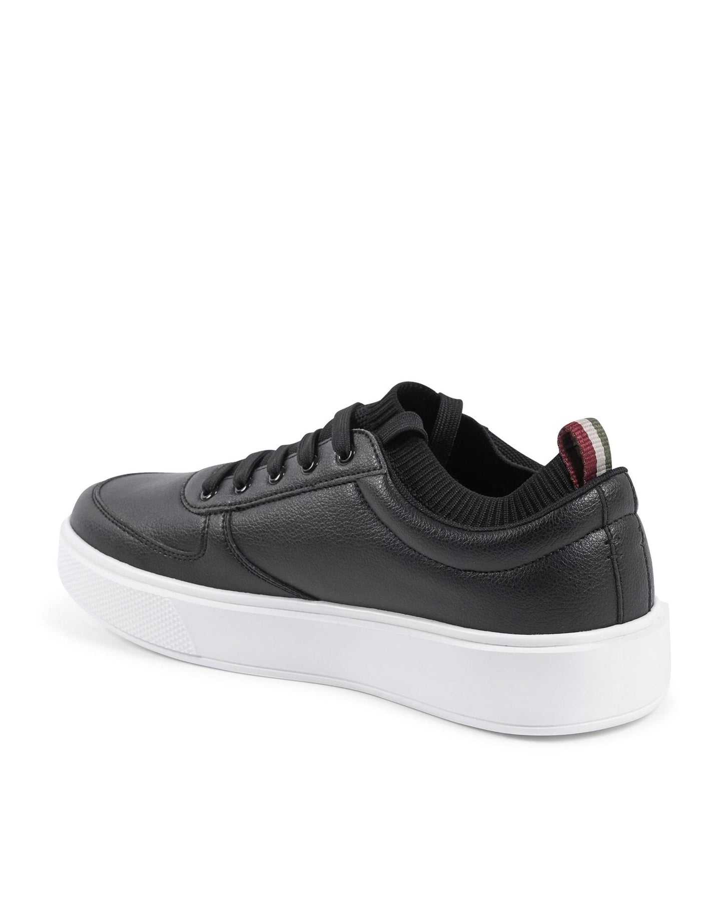 Synthetic Leather Sneaker with Rubber Sole - 39 EU