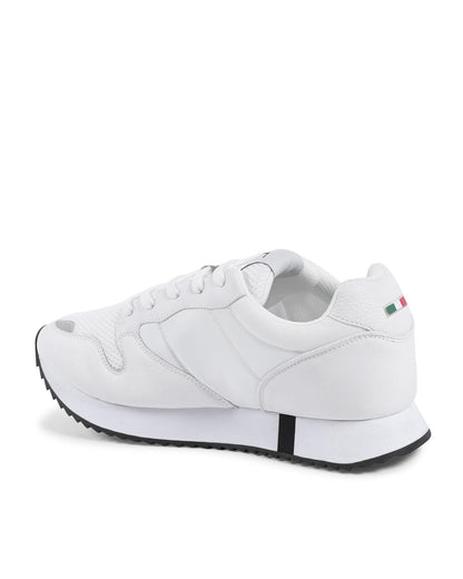 Synthetic Leather Rubber Sole Sneaker - 40 EU