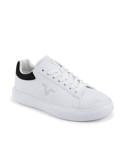 Multicolor Synthetic Leather Sneaker - 46 EU