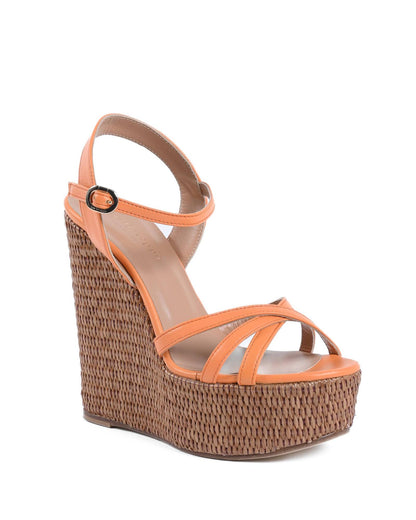 Intertwining Strap Platform Sandals - 38 EU