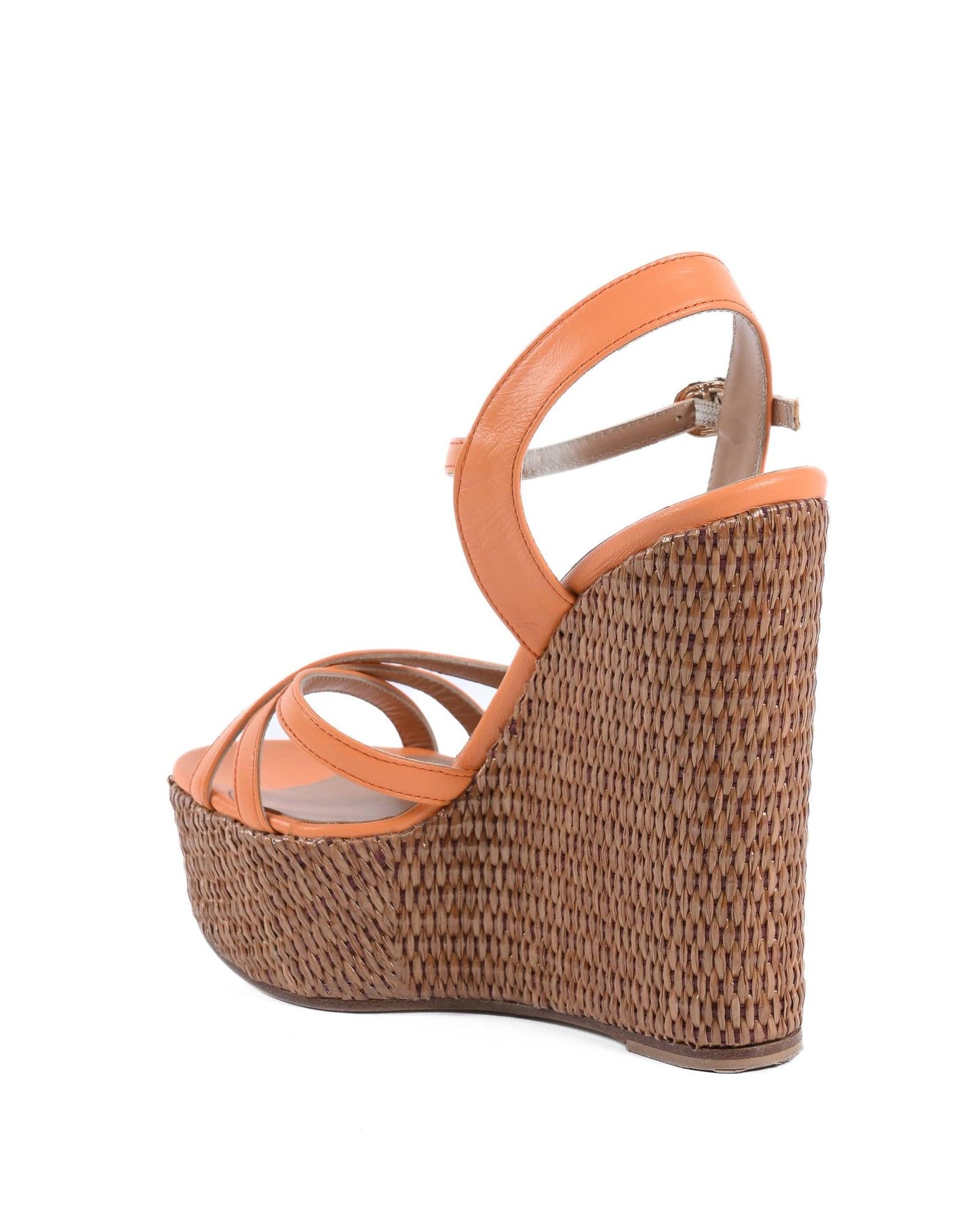 Intertwining Strap Platform Sandals - 38 EU