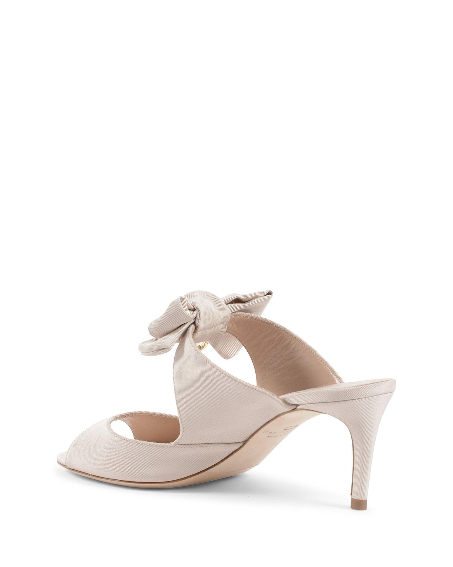 Grosgrain Bow Heel Mule - 39.5 EU