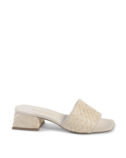 Natural Raffia Mule - 36 EU