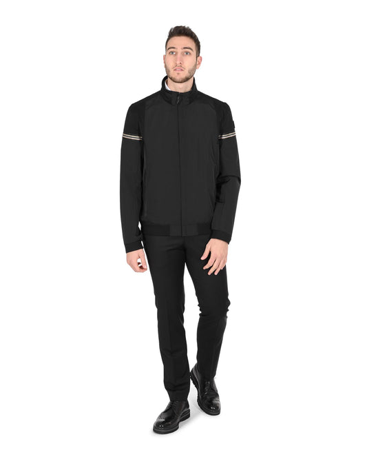 Hugo Boss Men's Black Polyester Mens Jacket in Black - L