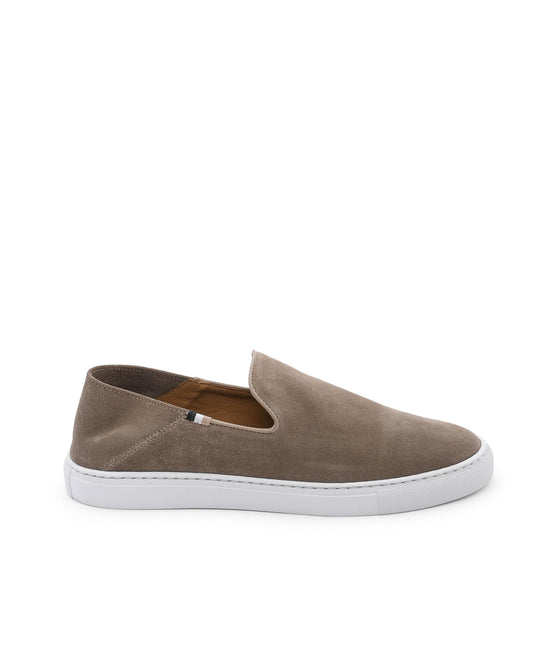 Hugo Boss Men's Slip-On Sneakers in Medium Beige in Beige - 46 EU