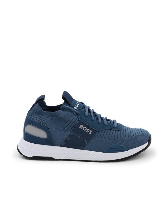 Hugo Boss Men's Turquoise Aqua Thermoplastic Sneaker in Turquoise - 46 EU