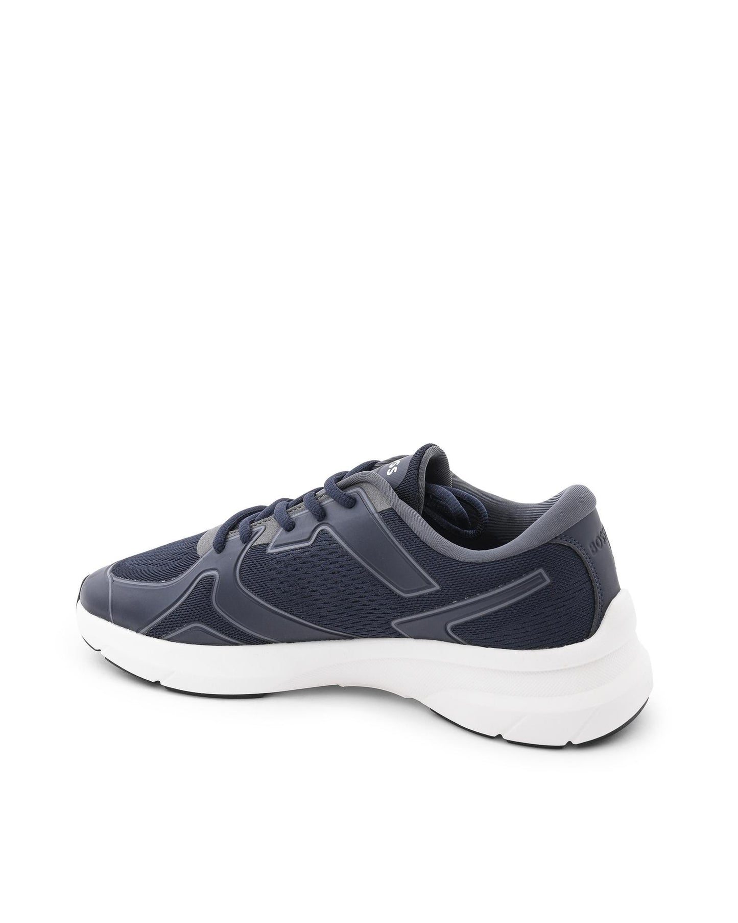 Hugo Boss Men's Blue Thermoplastic Sneakers with Ethylene Vinyl Acetate Sole in Dark blue - 42 EU