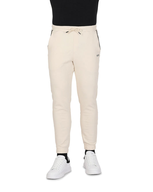 Hugo Boss Men's Cotton Blend White Pants for Men in White - M