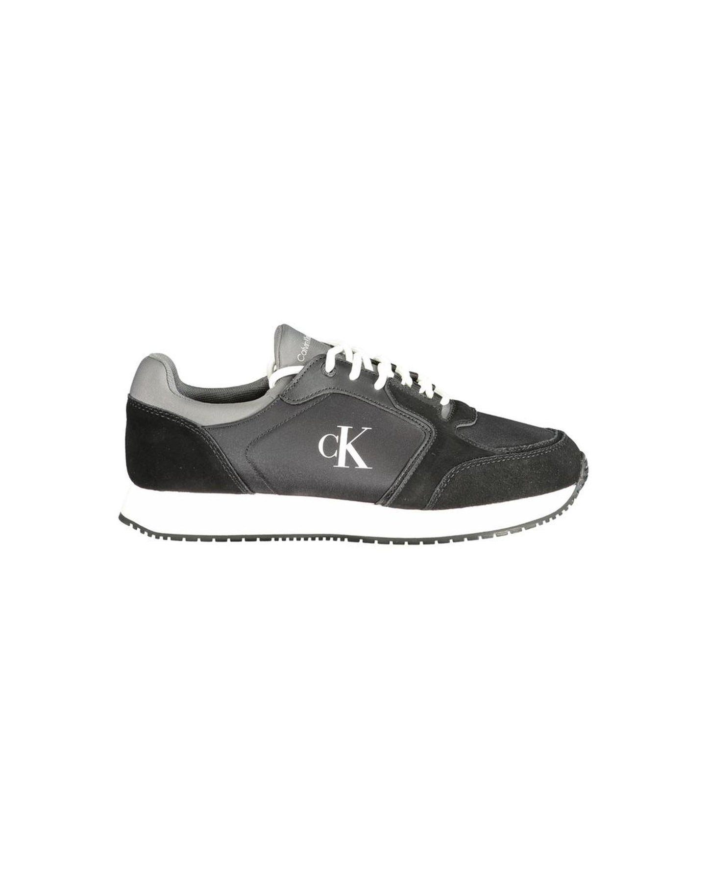 Calvin Klein Men's Black Polyester Sneaker - 42 EU