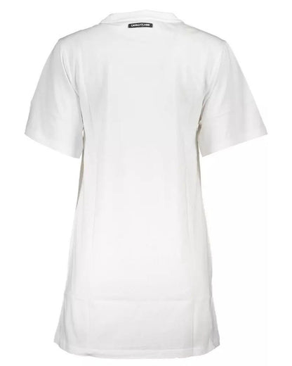 Cavalli Class Women's White Cotton Dress - M