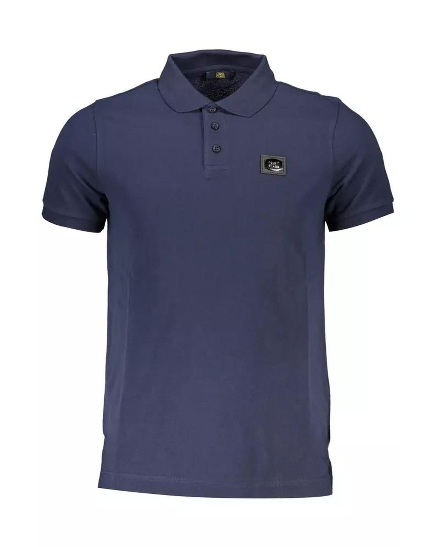 Cavalli Class Men's Blue Cotton Polo Shirt - XL