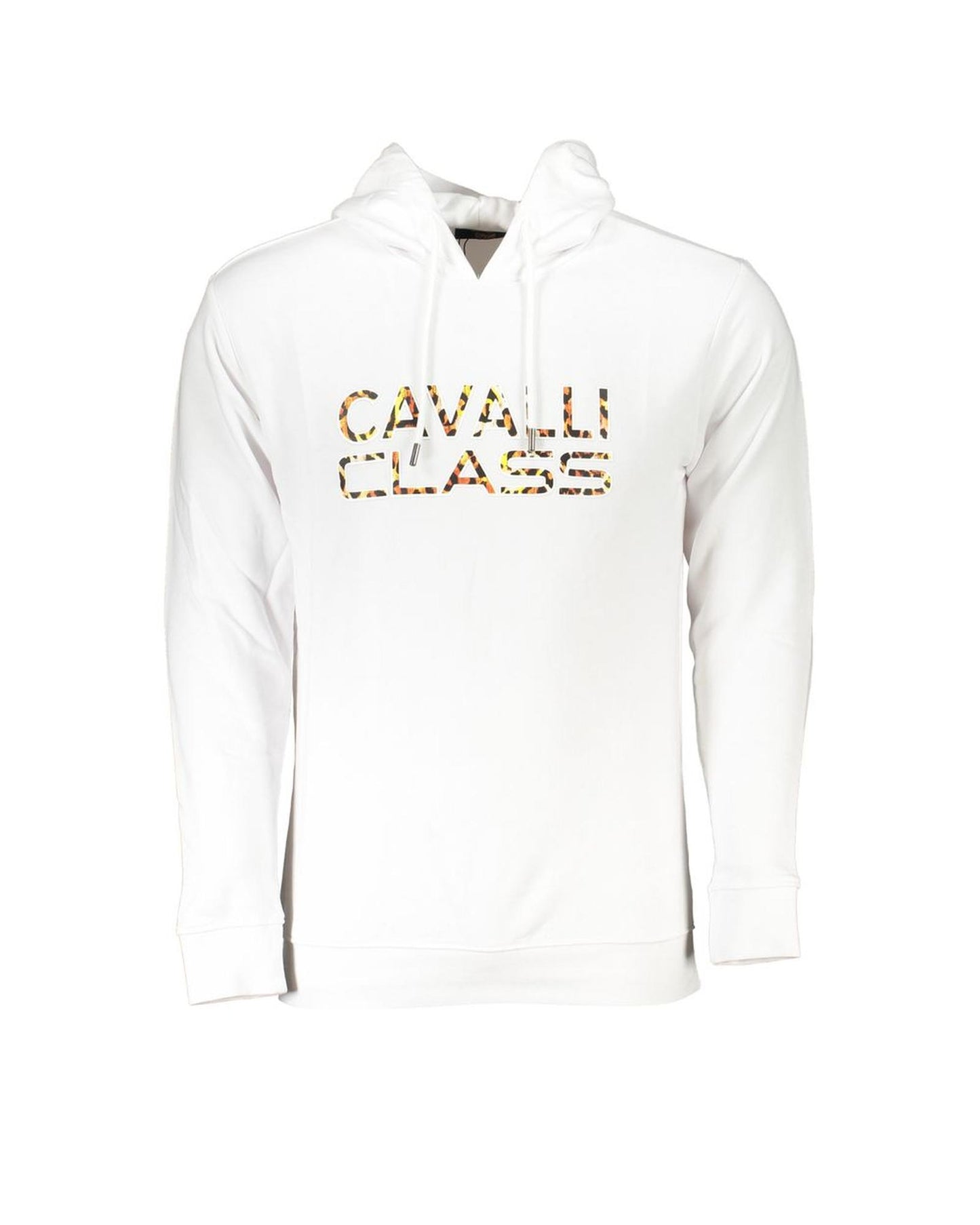 Cavalli Class Men's White Cotton Sweater - S