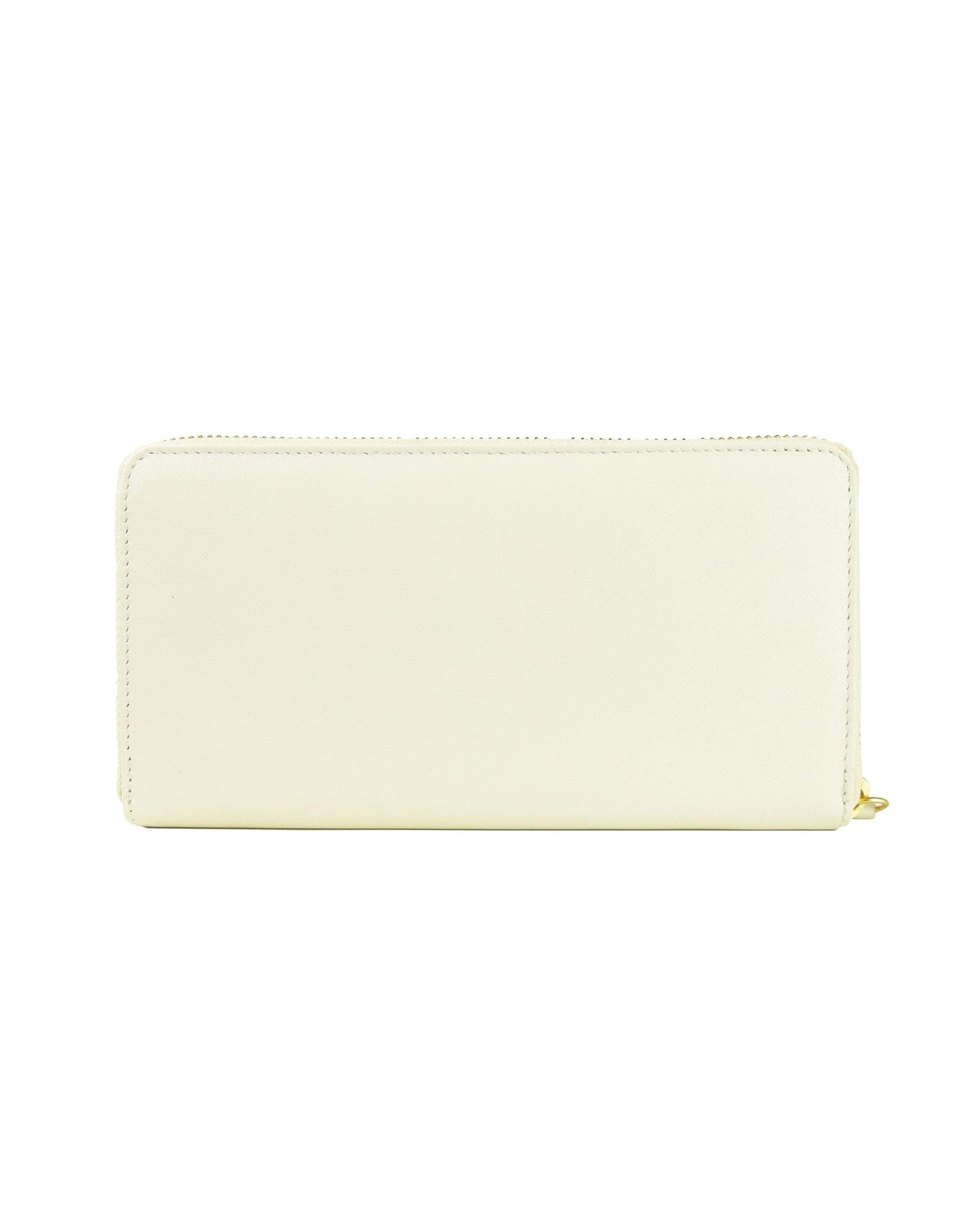 Cavalli Class White Purse with Zipped Closure One Size Women